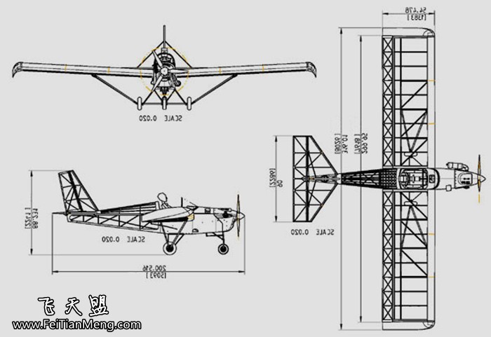 自製木質飛機 Mini-Max 運動飛機