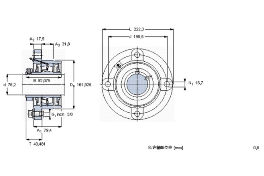 SKF FYRP3-18軸承