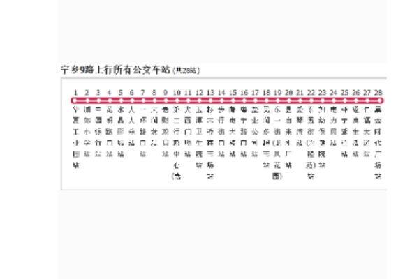 長沙公交寧鄉9路