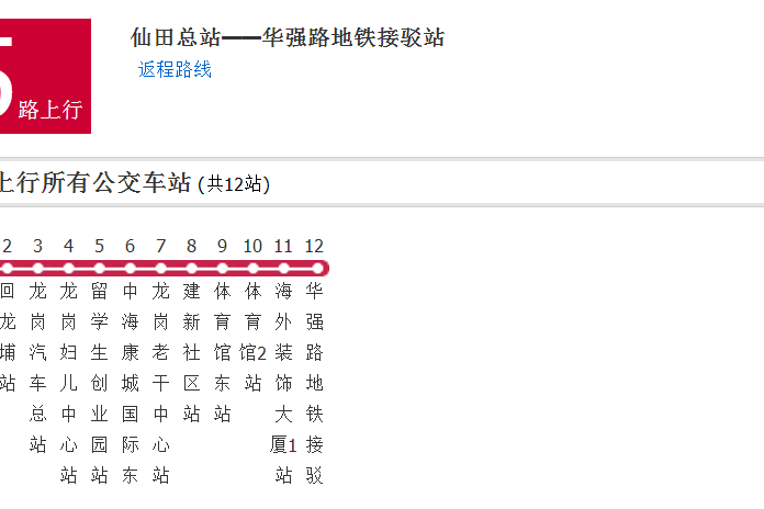 深圳公交E5路