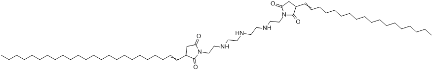 1-[2-[[2-[[2-[[2-[2,5-二氧-3-二十四烯基-1-吡咯烷基]乙基]氨基]乙基]氨基]乙基]氨基]乙基]-3-十八烯基-2,