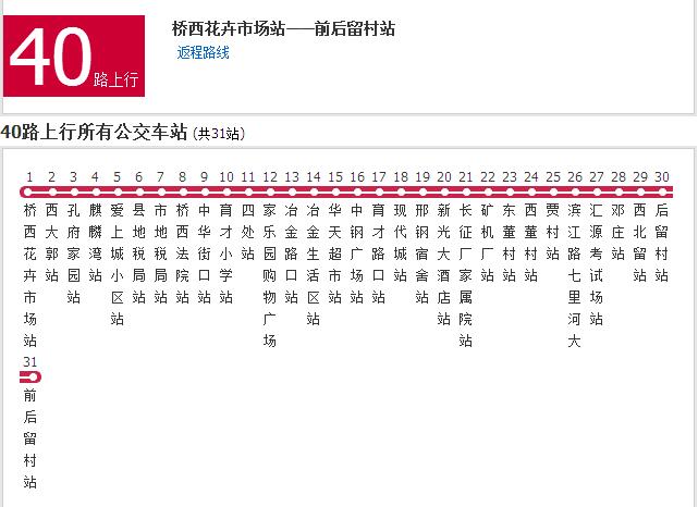 邢台公交40路