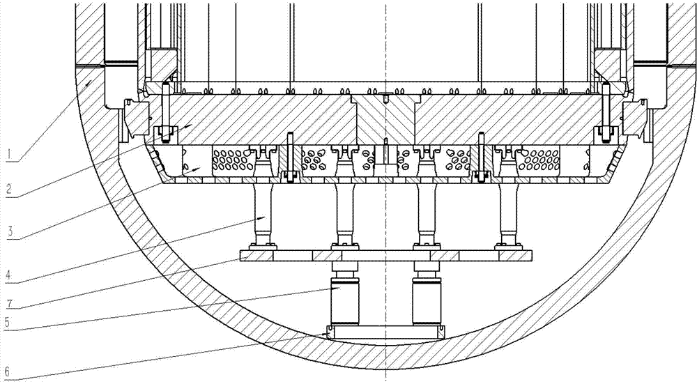 一種反應堆下部堆內構件