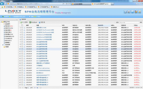 BPM業務流程管平台界面