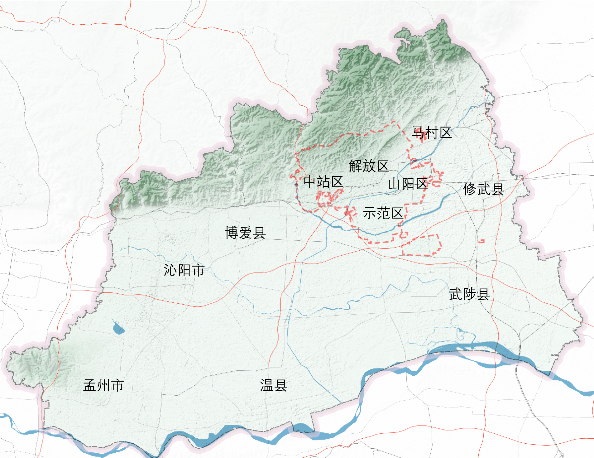 焦作市國土空間總體規劃（2021—2035年）