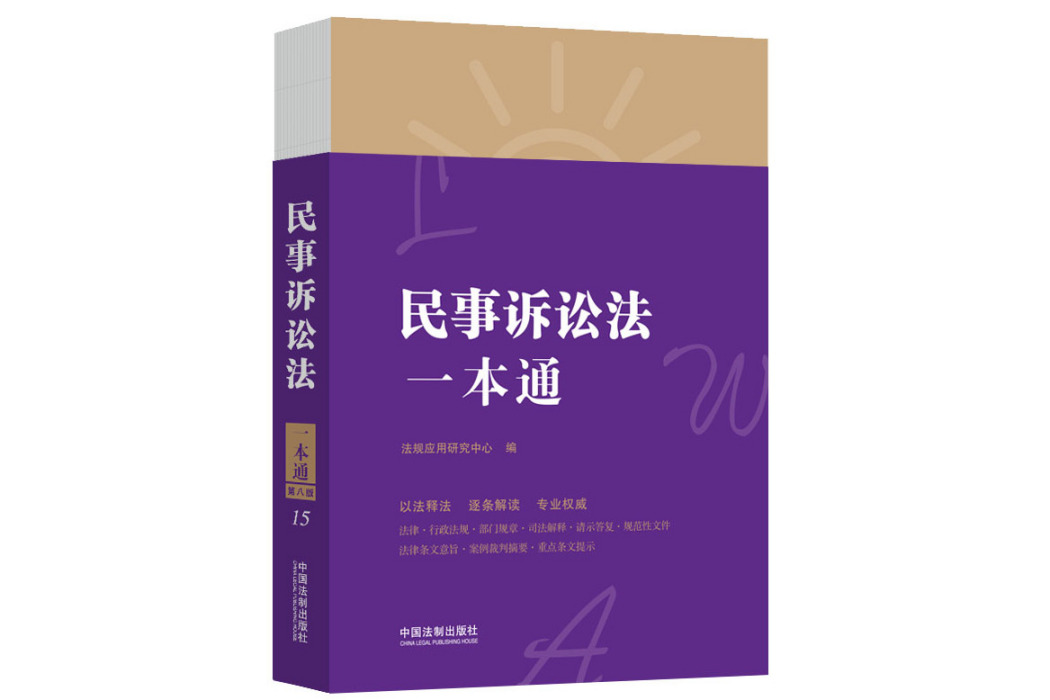 民事訴訟法一本通(2021年中國法制出版社出版的圖書)