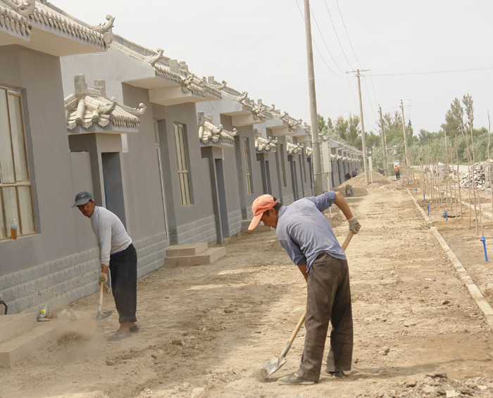 正在建設的小康住宅