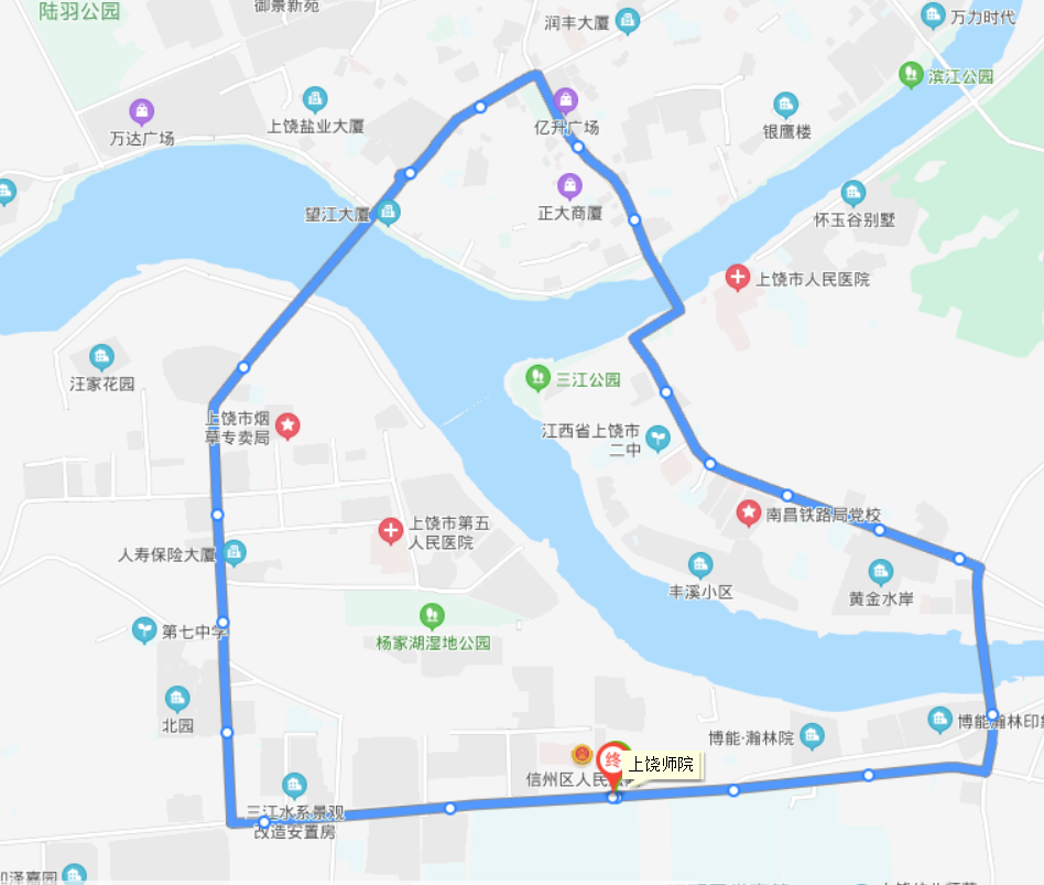 上饒公交1路