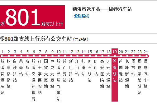 寧波公交慈谿801路支線