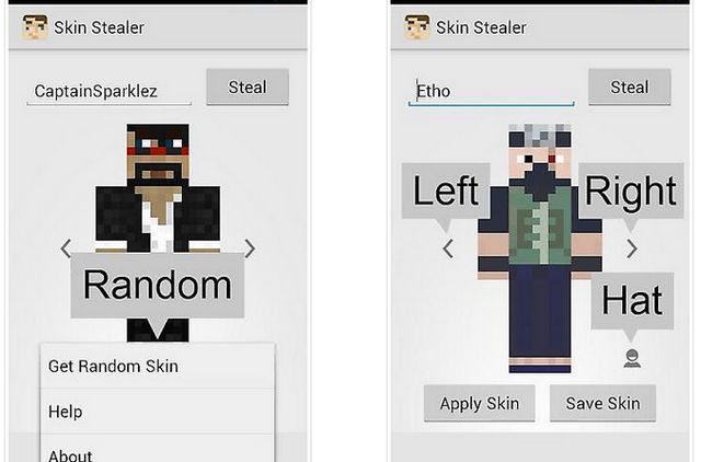 Minecraft皮膚偷取器