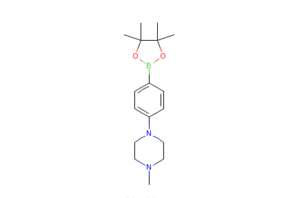 1-甲基-4-[4-（4,4,5,5-四甲基-1,3,2-二氧雜硼烷-2-基）苯基]哌嗪