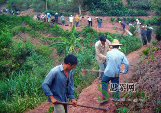 碳房村民小組人畜飲水工程竣工