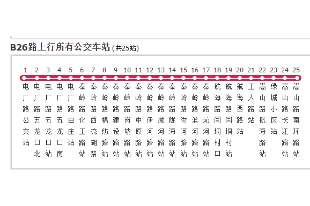 鄭州公交B26路