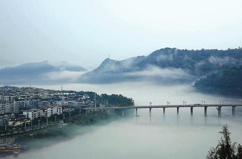 閬中嘉陵江五橋