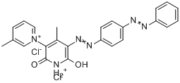 1\x27,2\x27-二氫-6\x27-羥基-3,4\x27-二甲基-2\x27-氧代-5\x27-[[4-（苯偶氮基）苯基]偶氮]-1,3\x27-二嘧啶氯化鹽