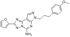 2-（2-呋喃基）-7-[3-（4-甲氧苯基）丙基]-7H-吡唑並[4,3-E][1,2,4]三唑並[1,5-C]嘧啶-5-胺