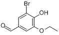 3-溴-5-乙氧基-4-羥基苯甲醛