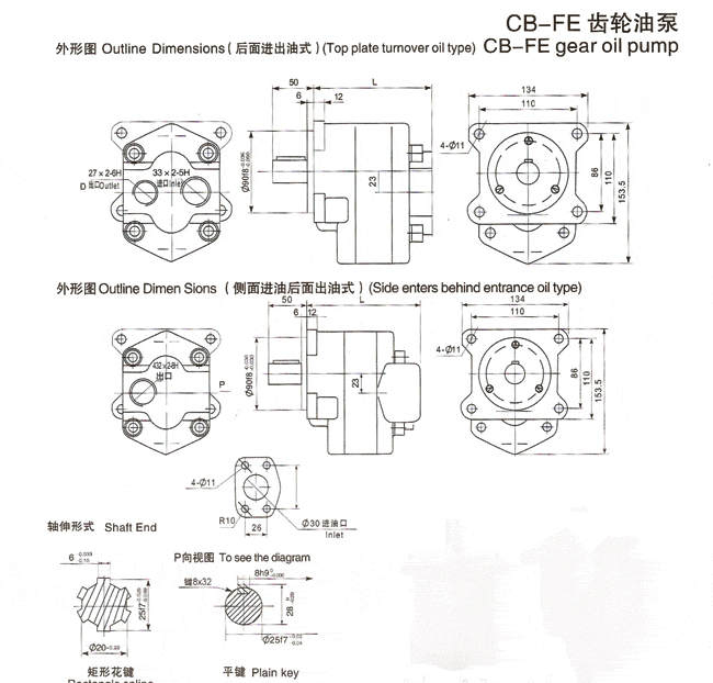 齒輪油泵CB-FE-03