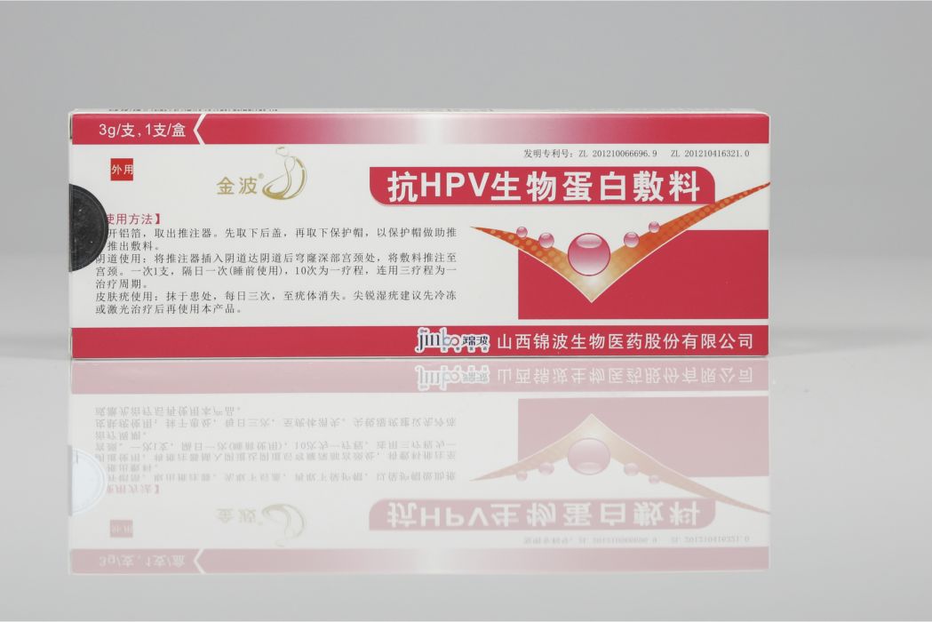 抗HPV生物蛋白敷料(一種外用敷料)