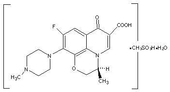 注射用甲磺酸左氧氟沙星