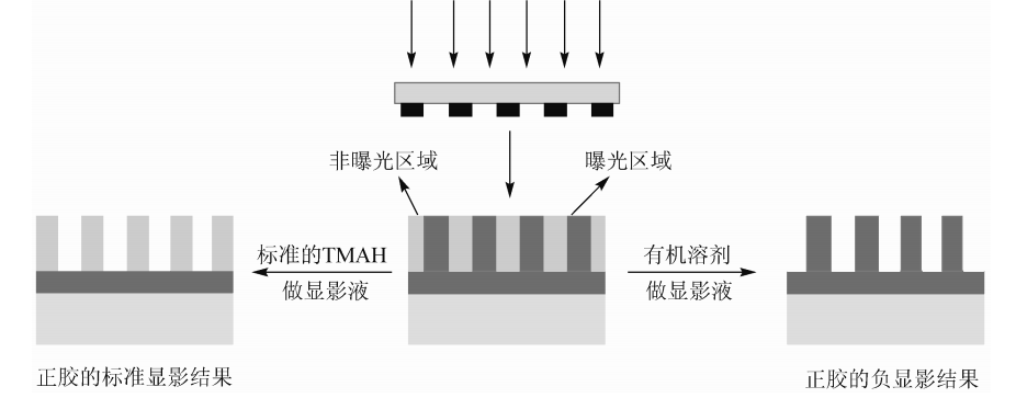 負顯影