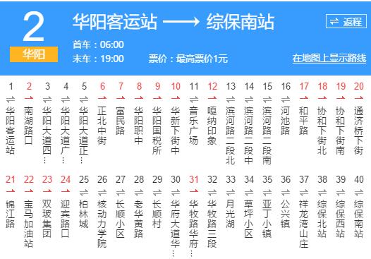 華陽公交2A路