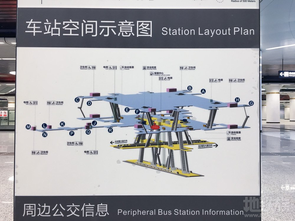 車站空間示意圖