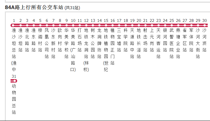 廣州公交84A路