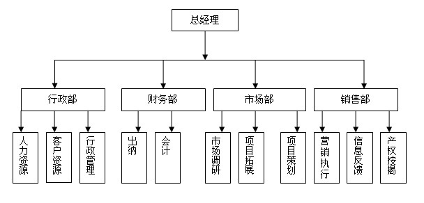 重慶策源房地產公司結構圖