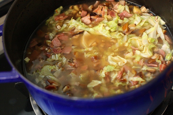 培根雜菜栗子飯