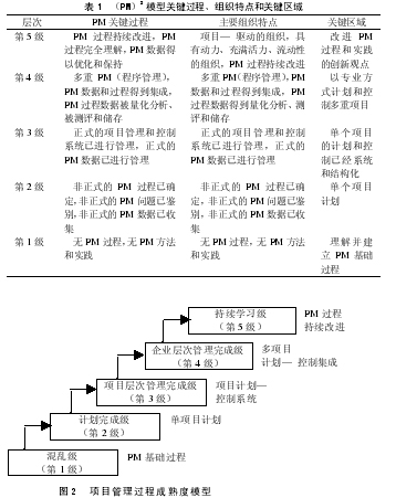 項目管理過程成熟度模型