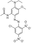 N-[2-[（2-氯-4,6-二硝基苯基）偶氮]-5-（二乙氨基）-4-甲氧基苯基]-乙醯胺