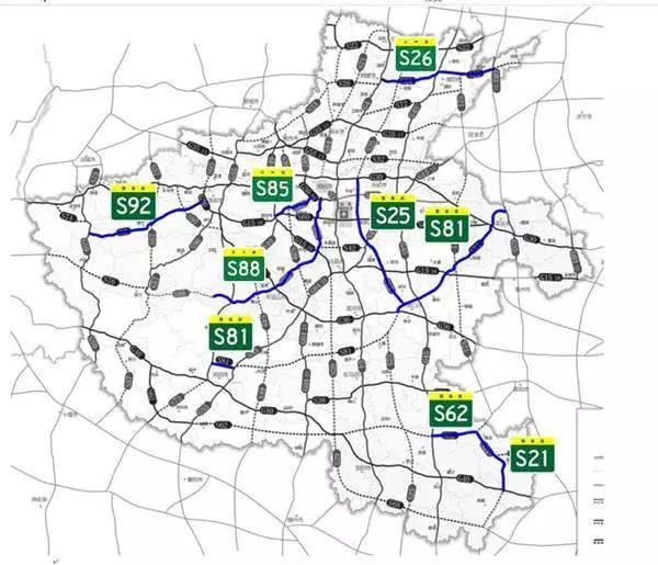 鄭欒高速S88路線圖