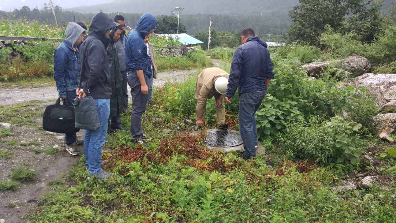 鞏固村2016年排污工程建設項目一角-排污井（2017年9月2日攝）