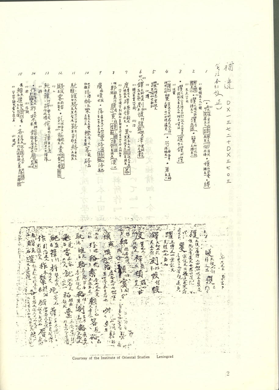 唐五代韻書集存