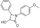 3-羥基-1-（4-甲氧基苯基）-4-苯基氮雜環丁-2-酮