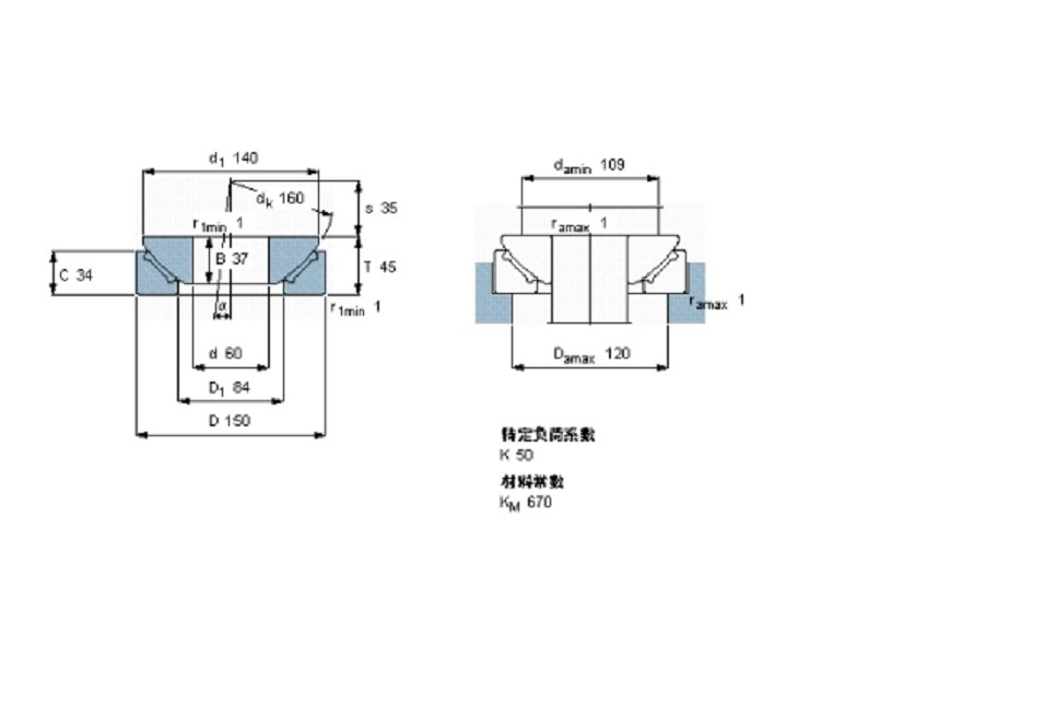 SKF GX60F軸承