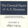 The Classical Papers of A. E. Housman