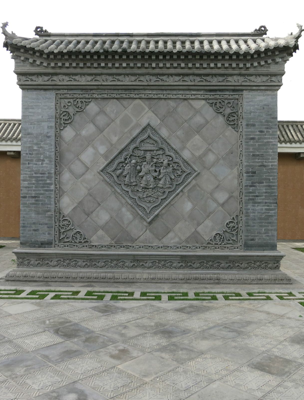 影壁來源：唐語磚雕