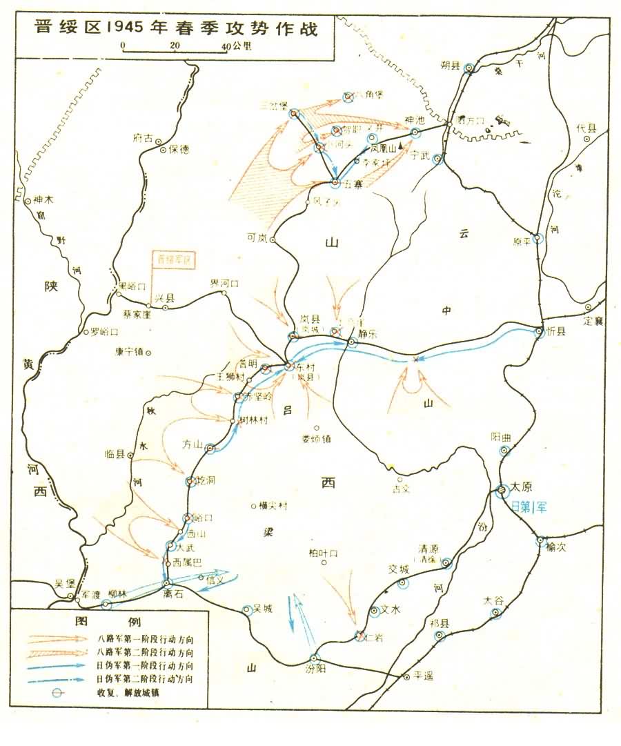 晉綏區1945年春季攻勢作戰