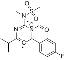 4-（4-氟苯基）-6-異丙基-2-[（N-甲基-N-甲磺醯）氨基]嘧啶-5-甲醛