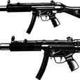 HKMP5SD2式和SD3式9mm微聲衝鋒鎗