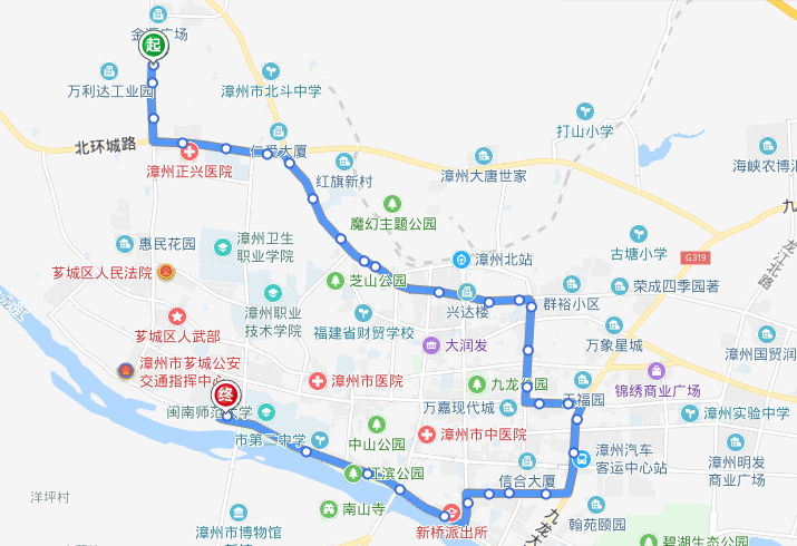 漳州公交26路路線圖