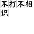 不打不相識(不打不相識：詞語)