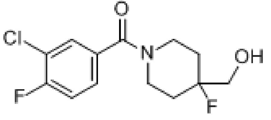 （3-氯-4-氟苯基）[4-氟-4-（羥基甲基）-1-哌啶基]甲酮