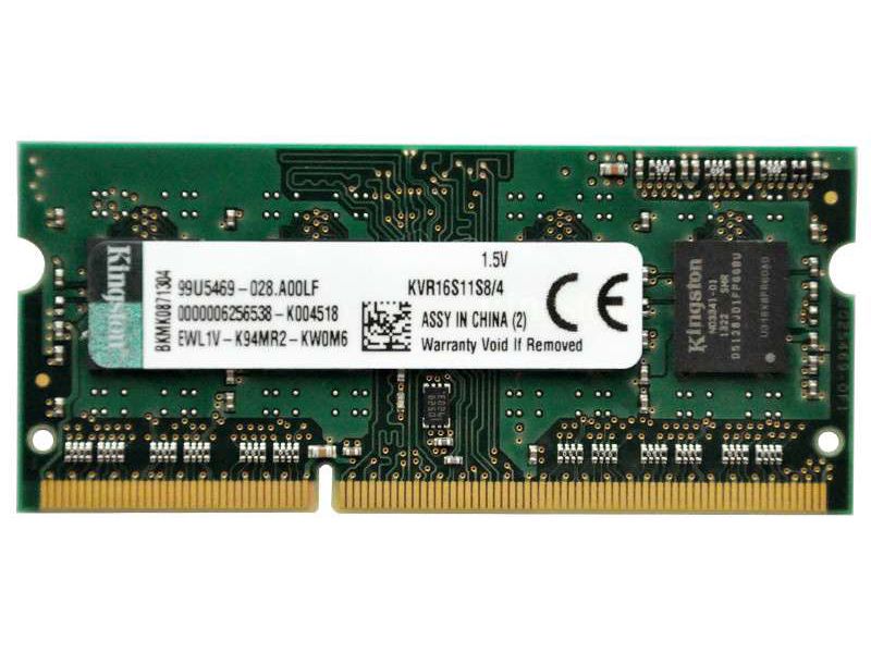 金士頓4GB DDR3 1600(KVR16LN11/4)