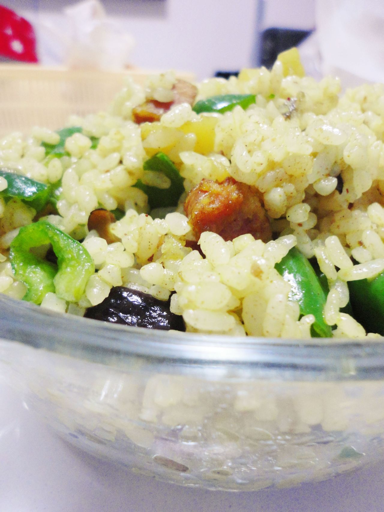 土豆香菇咖喱油拌飯