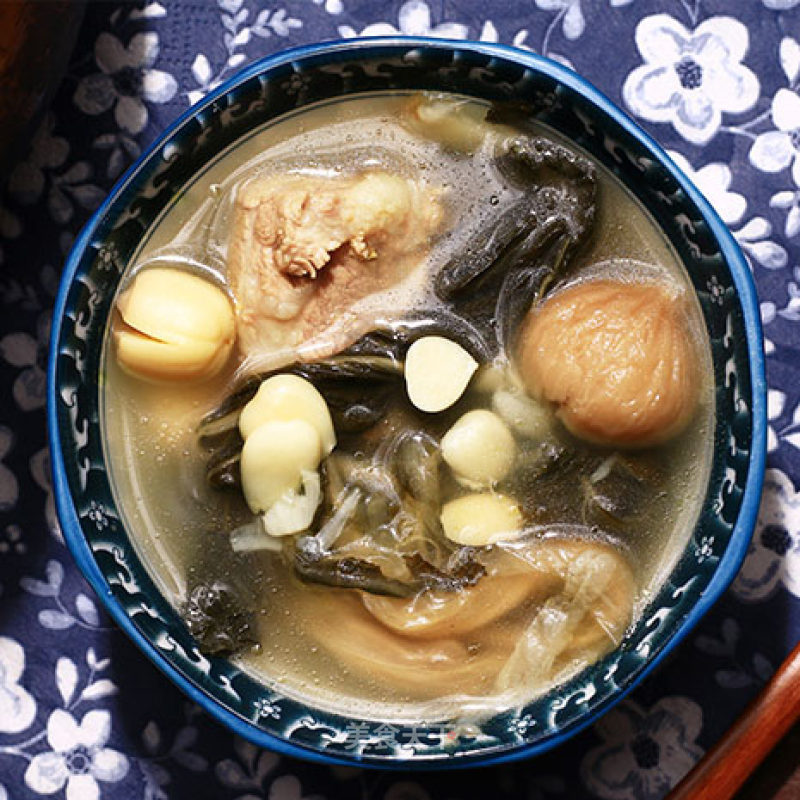 野莧菜頭煲蜜棗湯