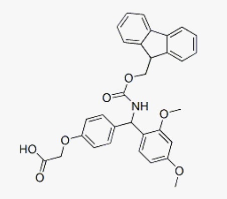 4-[（2,4-二甲氧基苯基）（Fmoc-氨基）甲基]苯氧乙酸