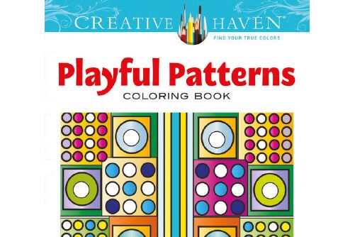 creative haven playful patterns coloring book